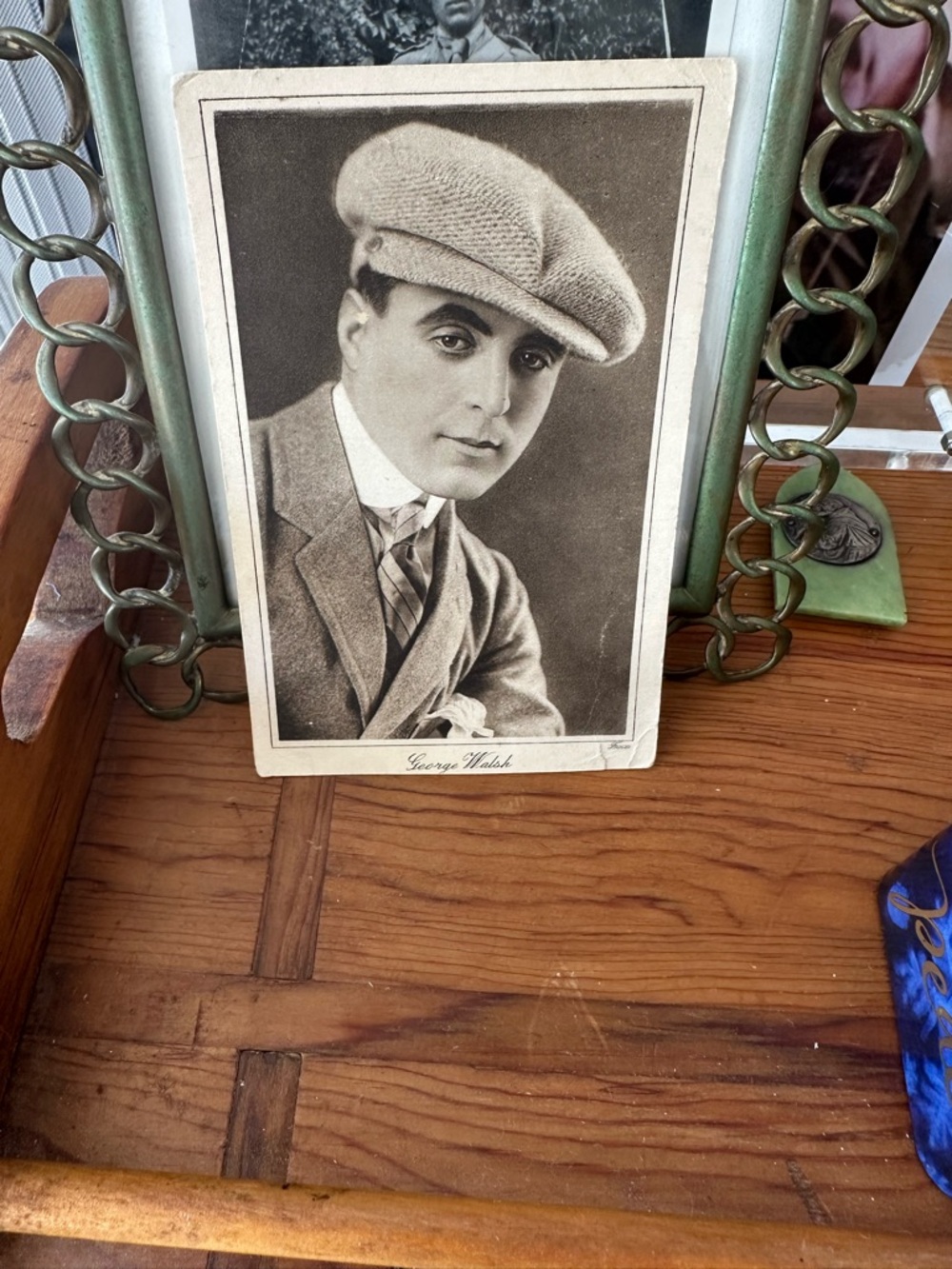 Antique Black& White Actor Head Shot/ Card